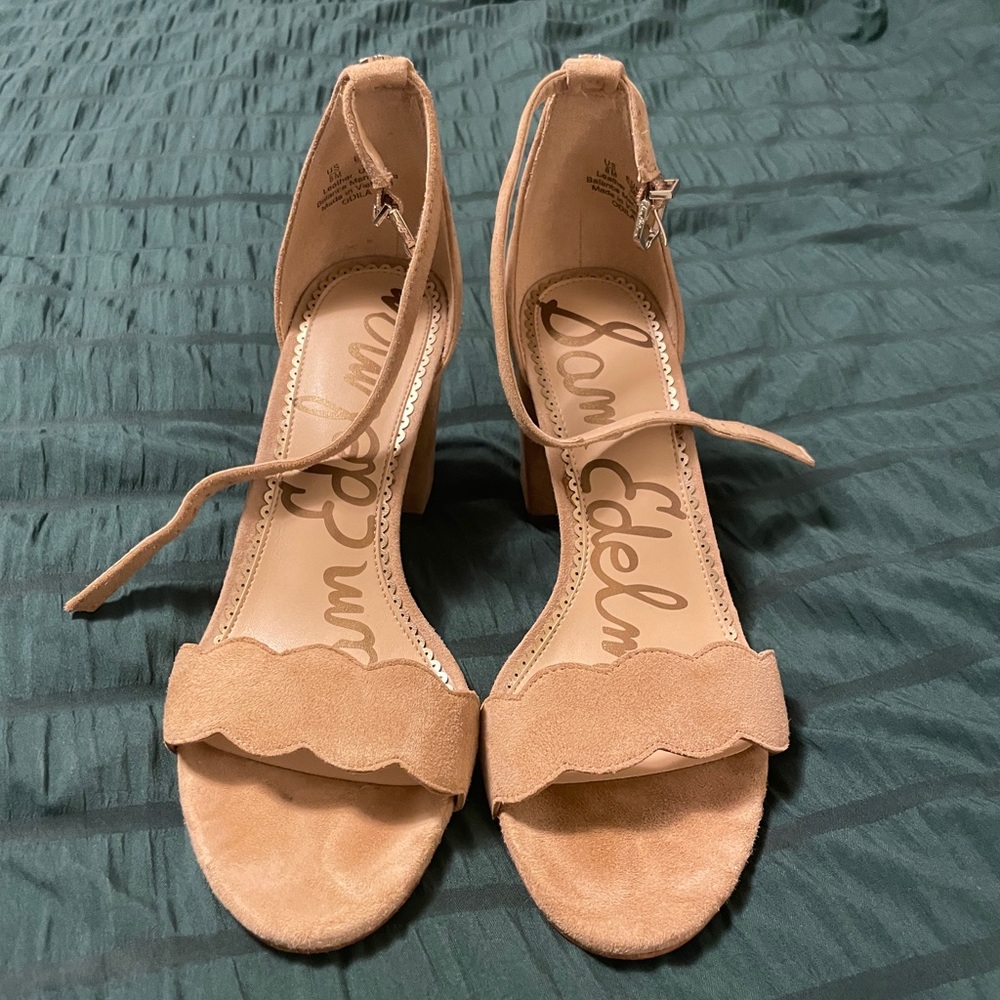 Tan Suede Sandal